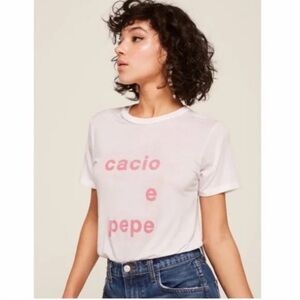 Reformation Joplin Cacio e Pepe Shirt
